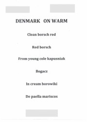 Denmark on warm, czyli angielski po polsku w hotelowym menu